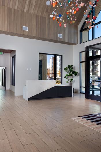 Clubhouse lobby desk